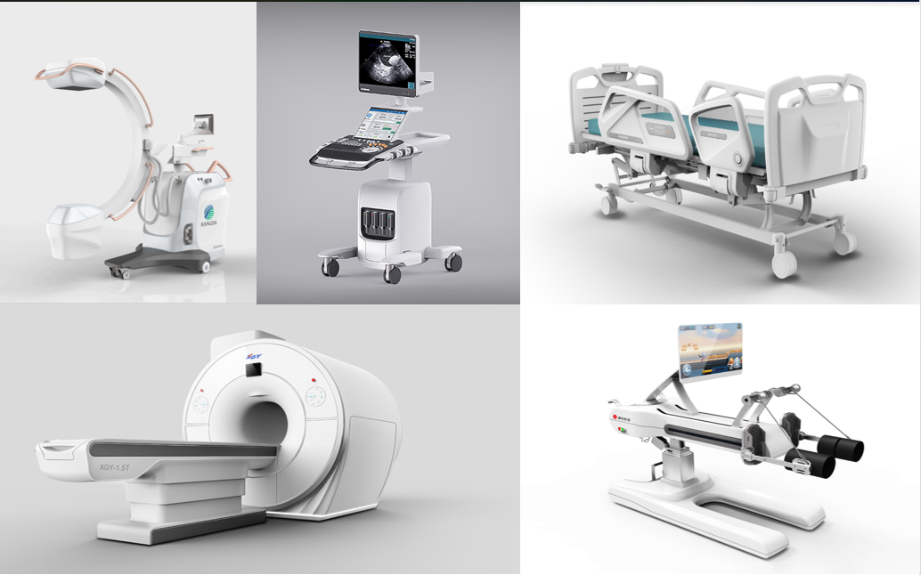 医疗床的外观结构设计
